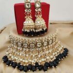 Kundan Choker Neaklace With Beautiful Jumkie Earings