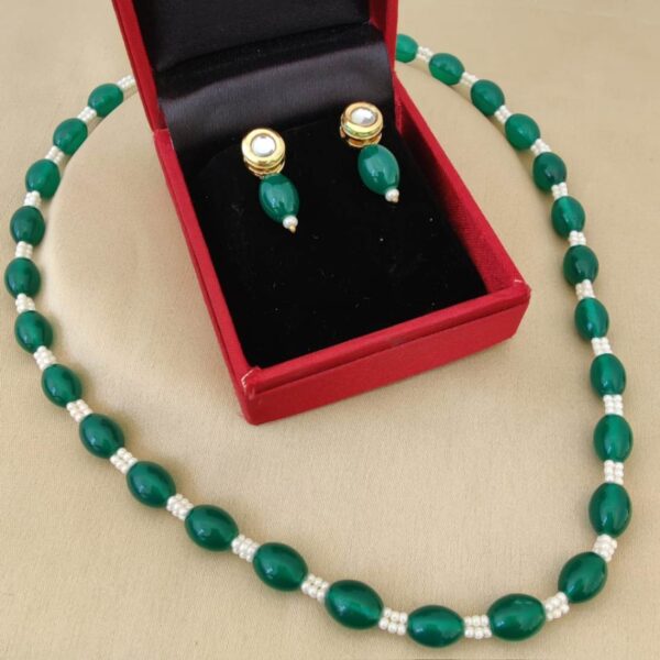 Pearl Necklace With Earings