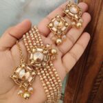 Choker Necklace With Big Size Tops And Tika Combo
