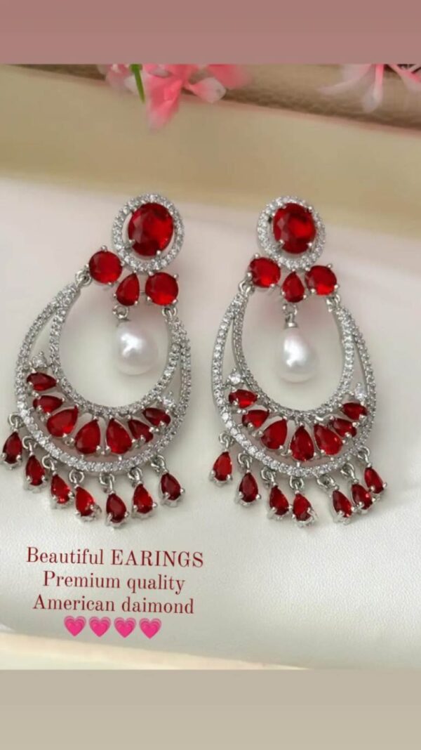 American diamond earrings