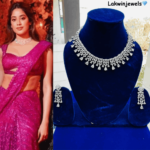 Janhvi kapoor same wear AD diamond set