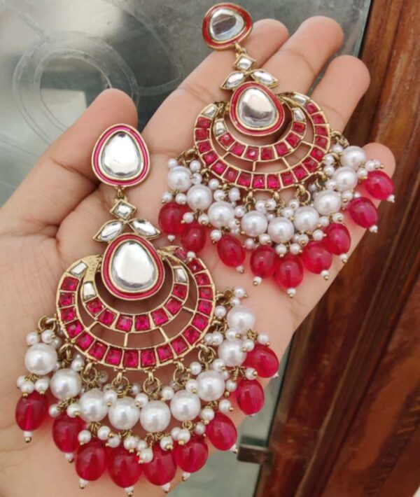 Kundan Big Size Earrings