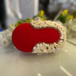Bridal clutch Embroidered Round/Oval Box Clutch for Women's / Girls 🥳