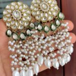 Kundan Hanging Earrings