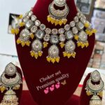 choker set with earrings