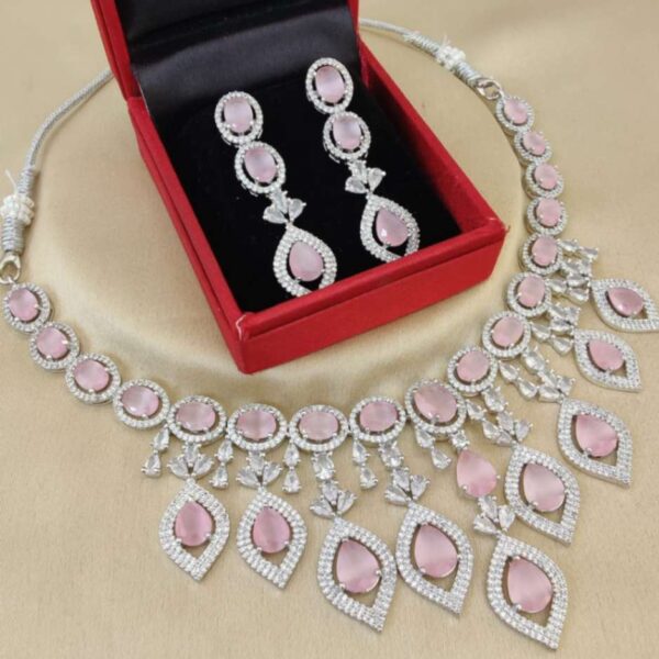 Diamond Necklace With Earings
