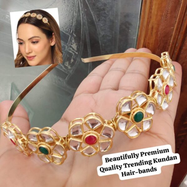 Kundan Hair Bands