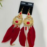 Western girlish earrings for casual wear