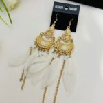 Western girlish earrings for casual wear