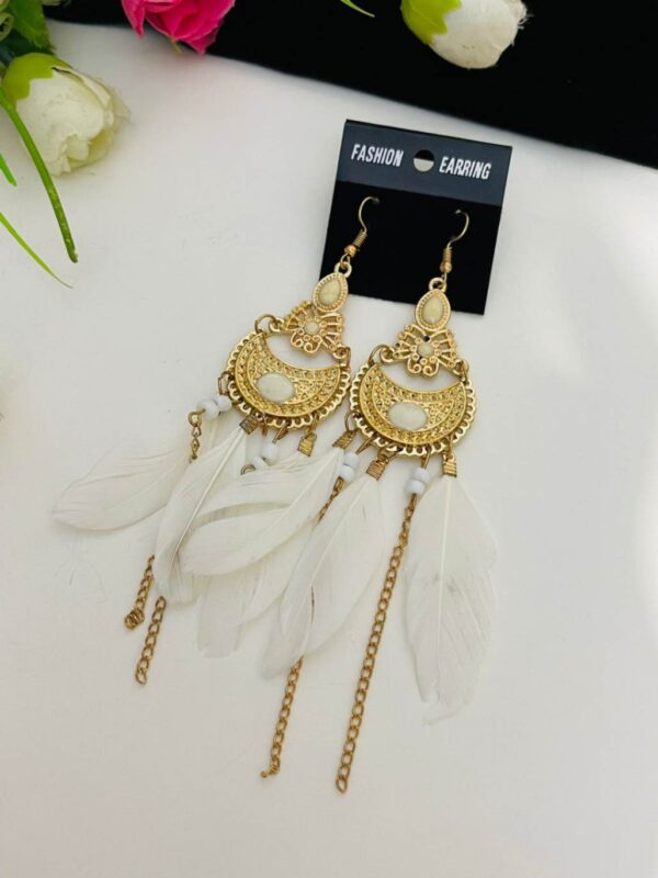 Western girlish earrings for casual wear