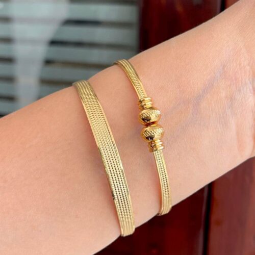 Openable Gold Plated Daily Wear Bangle's - Design 4