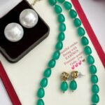 String with earrings combo