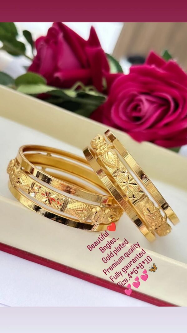 Gold Plated Bangles
