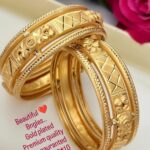 Gold plated Bangles Set