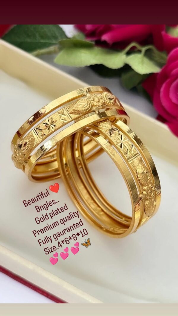 Gold Plated Bangles