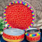 Karwa Chauth Thali With Channi And lota