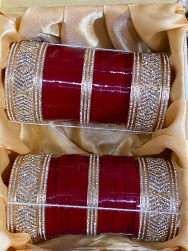 American Diamond Bridal Chura  Customize in any color