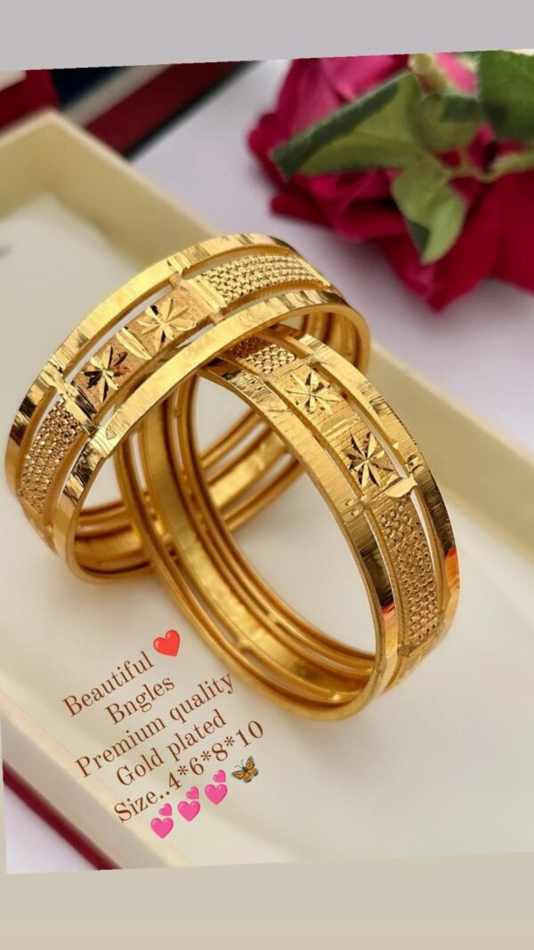 Gold Plated Bangles