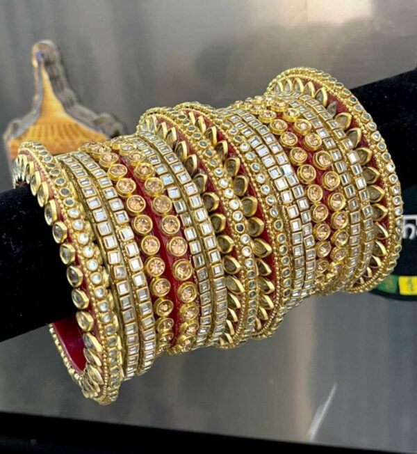 Kundan Bangle Set
