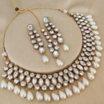 Kundan Necklace With Earings,Tika