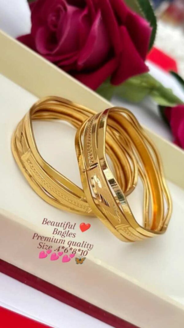 Gold Look Bangles