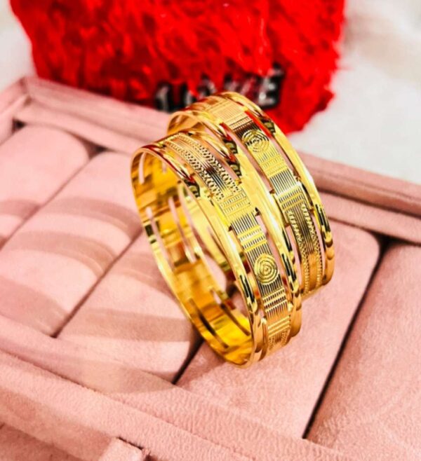 Gold look bangles