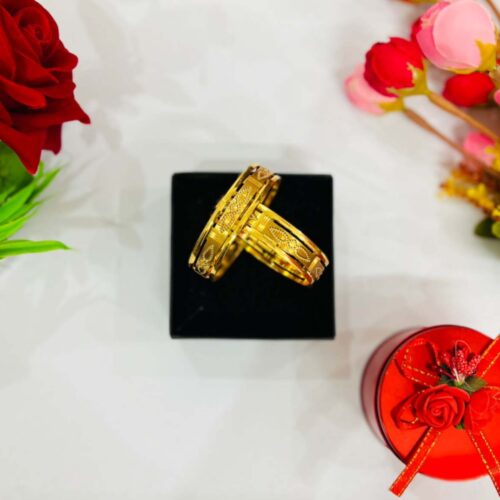 Gold Look Bangles - 2'6