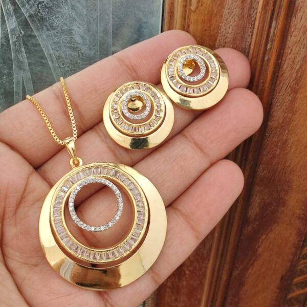 Diamond Pendant  Set Combo