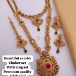 Choker set With long NECKLINE