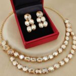 Diamond Necklace With Earrings