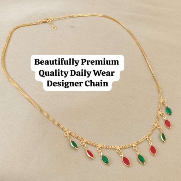 Gold  Plated Designer Chain
