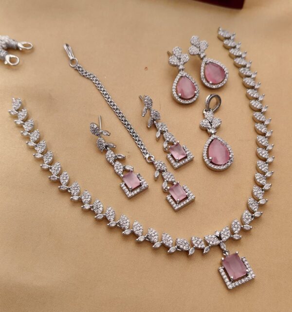 Diamond Necklace Set Combo Of 2 Pc’s