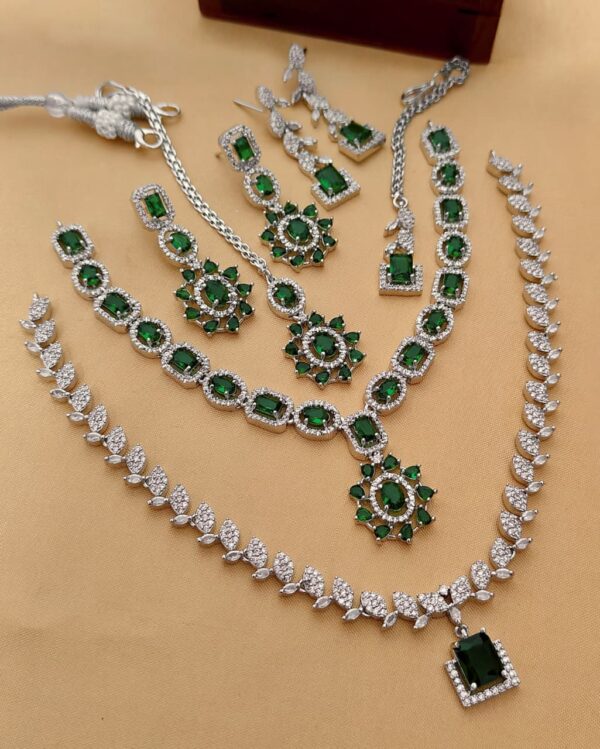 Diamond Necklace Set Combo Of 2 Pc’s