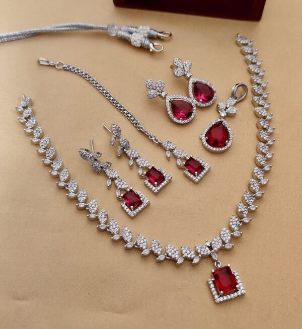 Diamond Necklace Set Combo Of 2 Pc’s