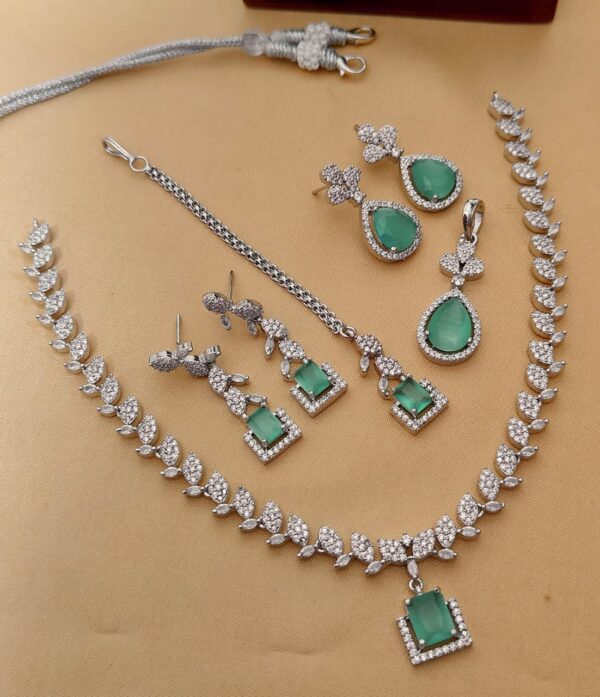 Diamond Necklace Set Combo Of 2 Pc’s