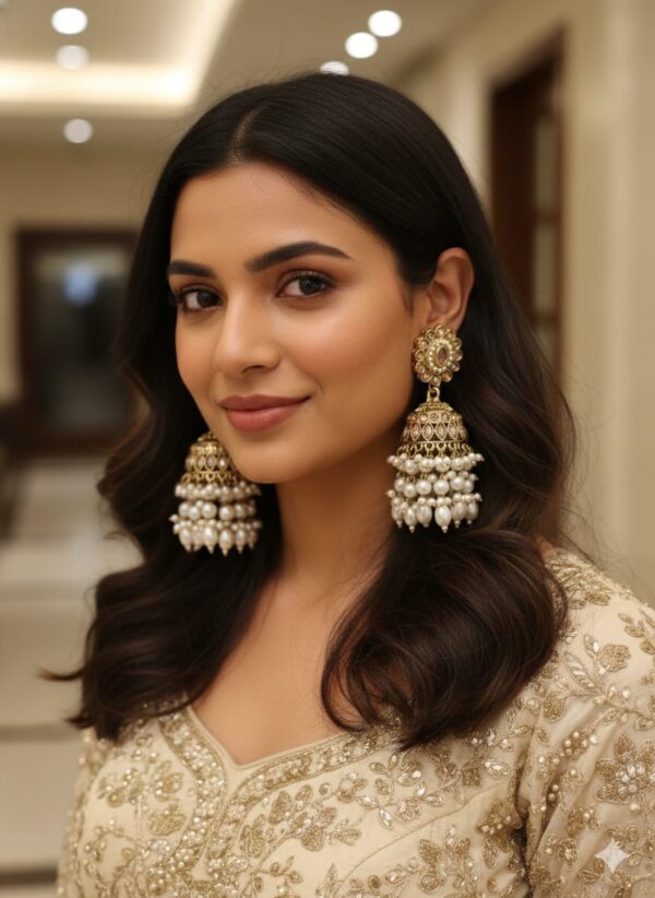 Diamond jhumka Earrings