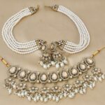 Beautifully Pakistani Necklace With Earrings With Earchain Combo