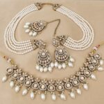 Beautifully Pakistani Necklace With Earrings With Earchain Combo