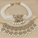 Beautifully Pakistani Necklace With Earrings With Earchain Combo
