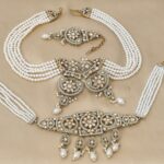 Beautifully Pakistani Necklace With Earrings With Earchain Combo