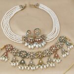 Beautifully Pakistani Necklace With Earrings With Earchain Combo