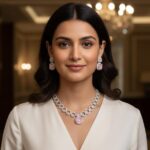 Dimond Necklace With With Beautiful Earrings