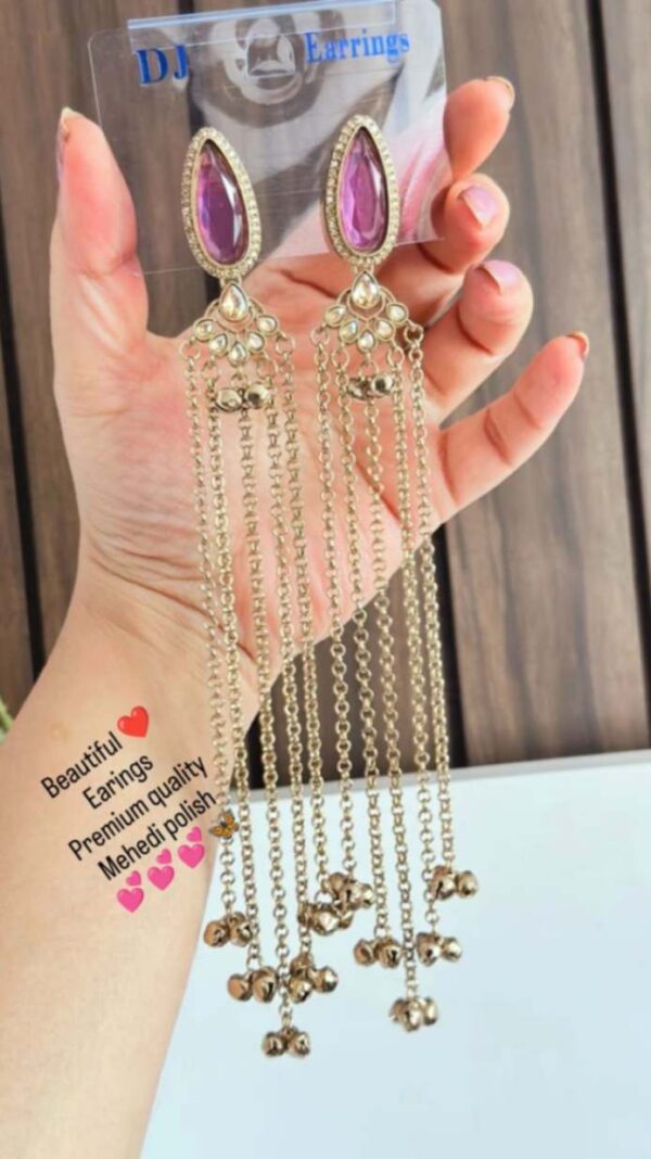 Kashmiri Earrings shoulder length