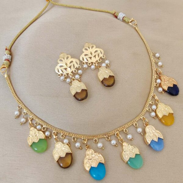 Necklace With Beautiful Earrings
