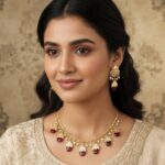 Necklace With Beautiful Earrings