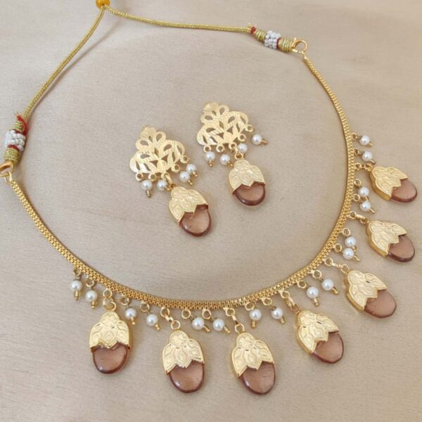 Necklace With Beautiful Earrings