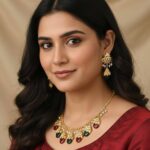 Necklace With Beautiful Earrings