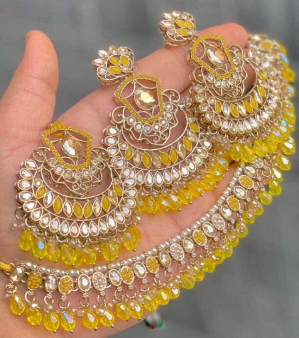 Pakistani Choker With Beautiful earrings