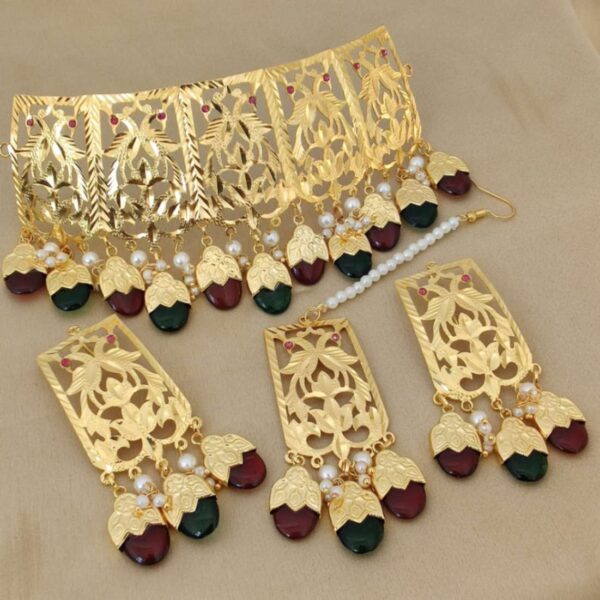 Choker Necklace With Beautiful Earrings tikka