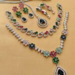 American Diamond Necklace Set Combo Of 2 Pc’s